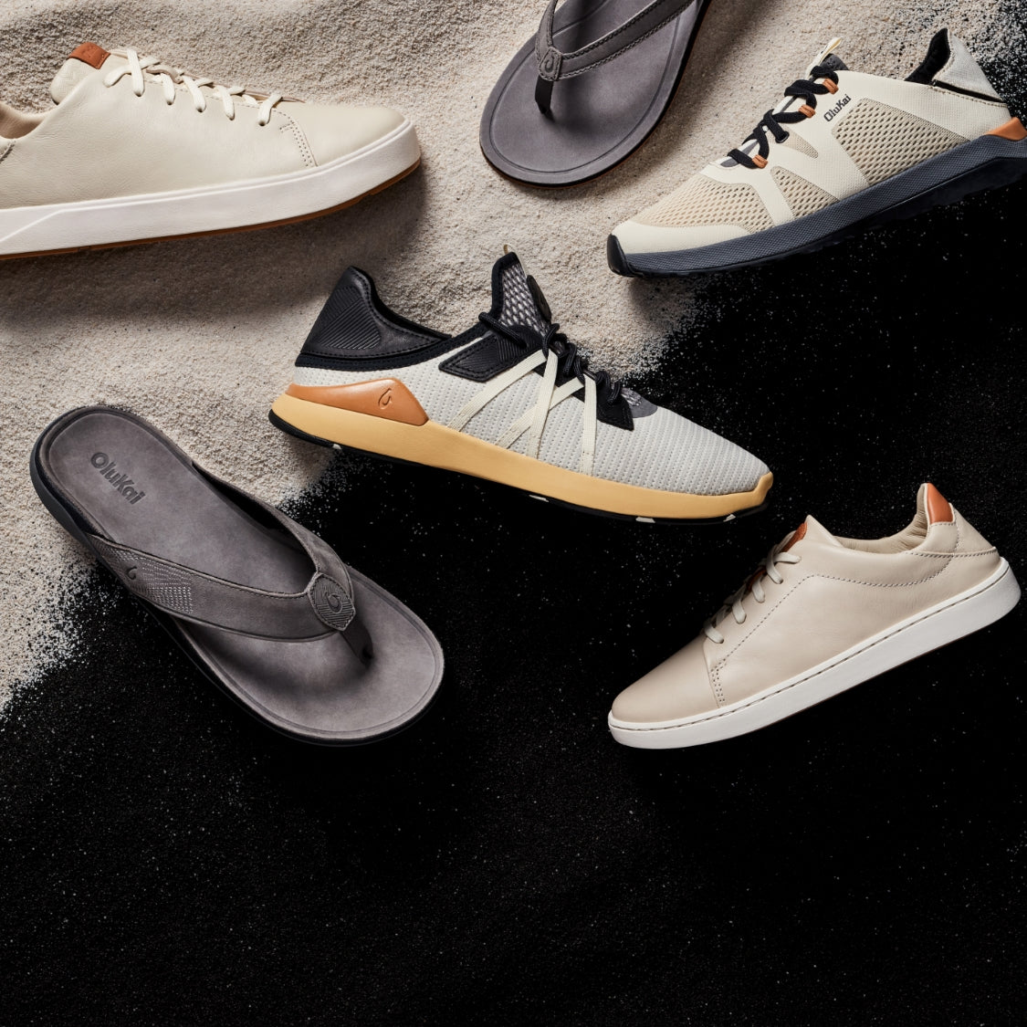 Men's Black Sand, White Sand Collection – OluKai
