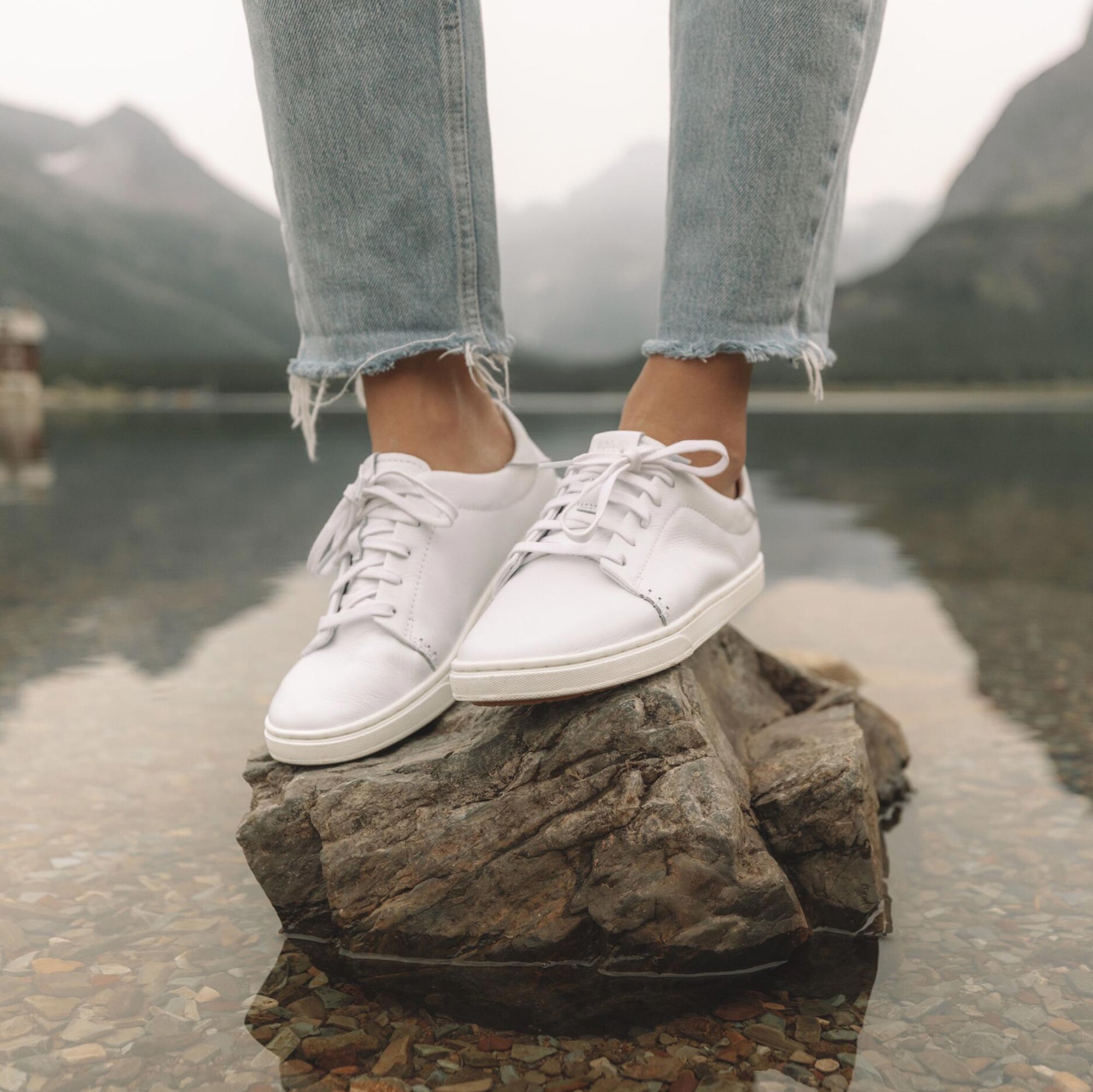 Pehuea LÄ« âIli Women's Leather Sneakers - Ash | OluKai