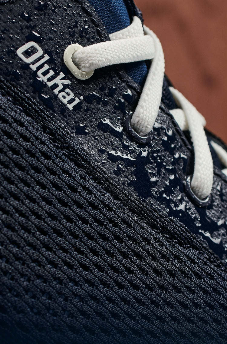 Moku Pae Men's Boat Shoes - Trench Blue / Off White | OluKai