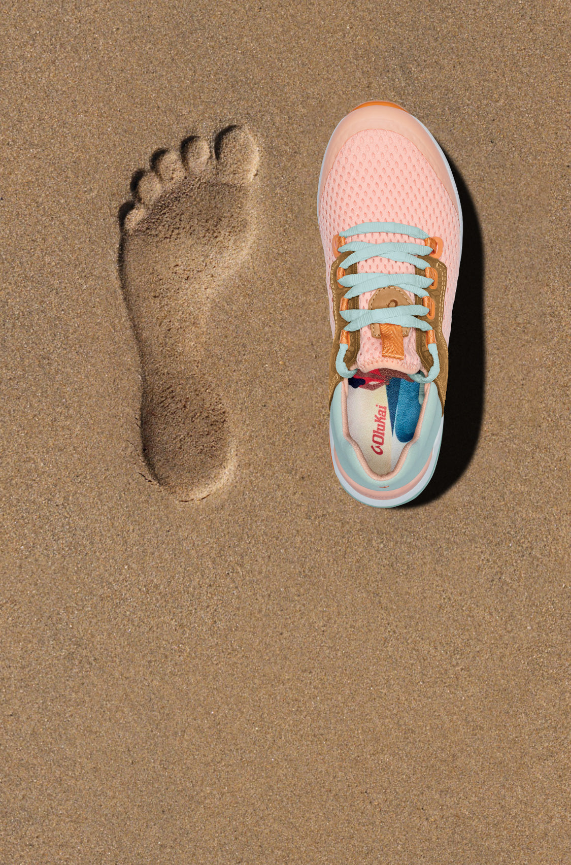 Wailuku Women's Athletic Shoes - Peach / Swell | OluKai