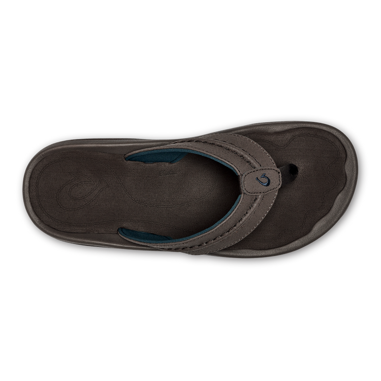 OluKai Hokua Mesh Charcoal and Black Men’s Sandals Size 9 Amazon.com | OLUKAI Hokua Men main image 3
