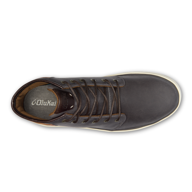 OluKai Kekaha Men’s Waterproof Leather Chukka Boots Sz 10.5 Gray 10500 Kekaha Men main image 4