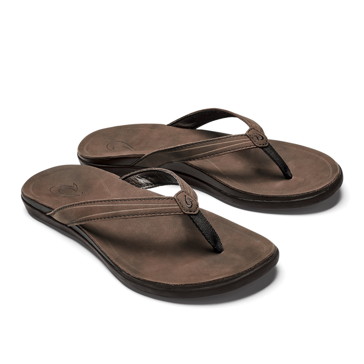 OLUKAI U'i Women's Beach Sandals, Premium Leather