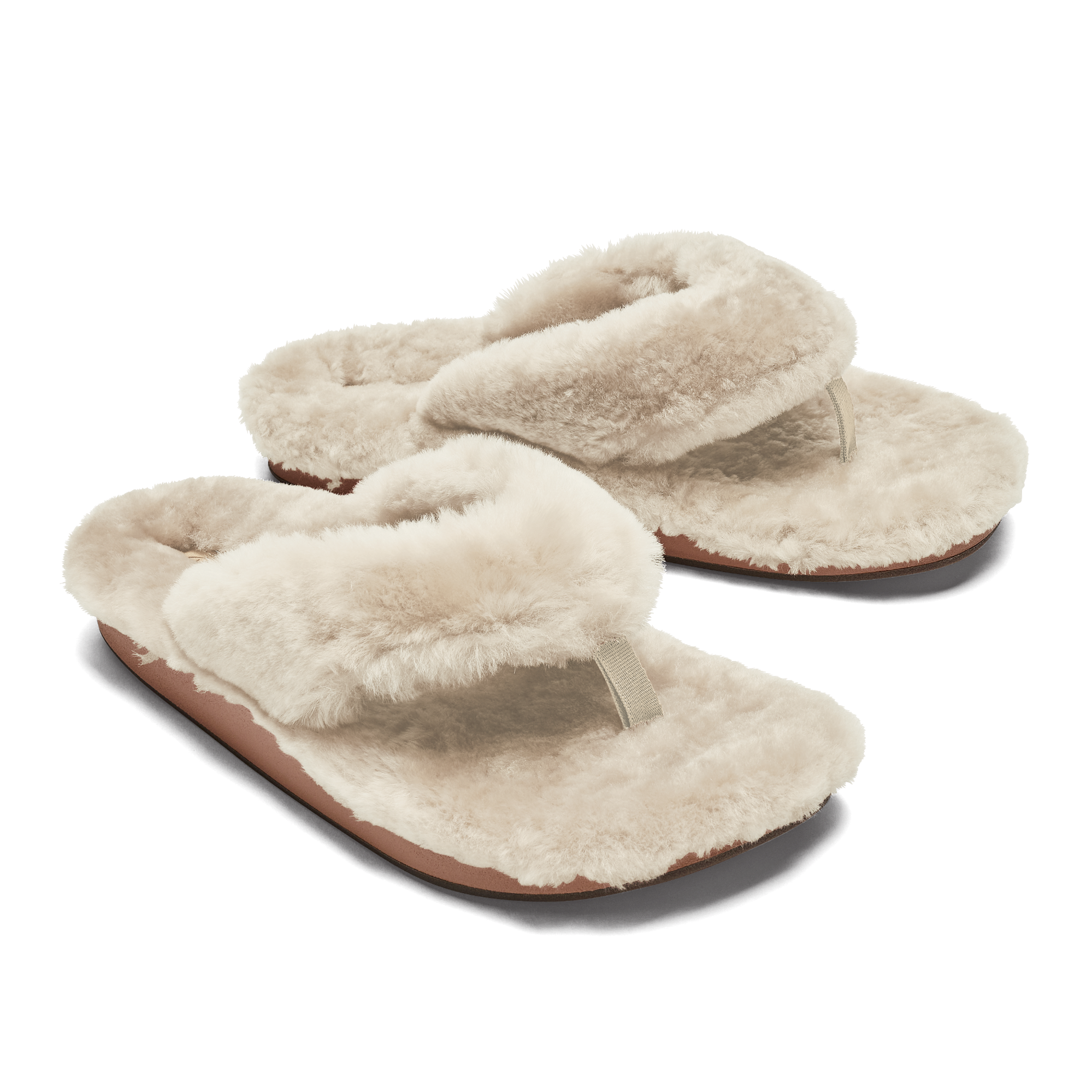 Faux Fur Ombre Slippers
